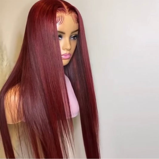 Burgundy Lace Wig